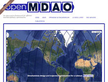 Tablet Screenshot of openmdao.org